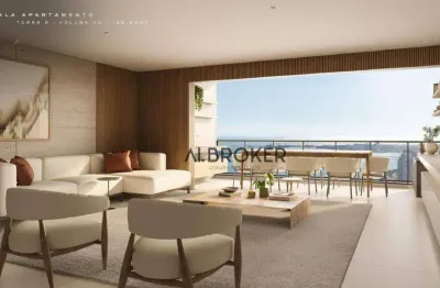 No meireles  apartamento com 4 dormitórios à venda, 129 m² por r$ 2.470.000 - meireles - fortaleza/ce