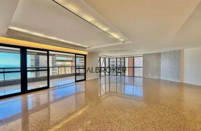 Apartamento com 4 dormitórios à venda, 400 m² por r$ 4.900.000,00 - mucuripe - fortaleza/ce