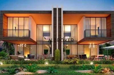 REPASSE No Aquiraz Riviera frente Mar Casa com 4 dormitórios à venda, 266 m² por R$ 3.070.000 - Praia da Marambaia - Aquiraz/CE