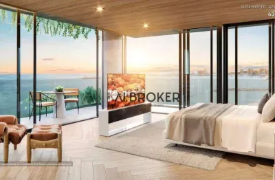 Na beira mar apartamento com 4 dormitórios à venda, 315 m² por r$ 7.900.000 - meireles - fortaleza/ce