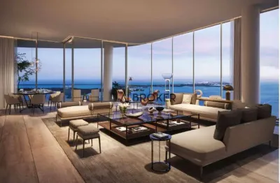 Na beira mar  apartamento com 4 dormitórios à venda, 221 m² por r$ 5.300.000 - meireles - fortaleza/ce