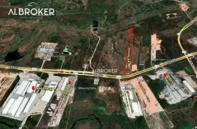 Terreno à venda, 88400 m² por r$ 5.400.000,00 - pecém - são gonçalo do amarante/ce