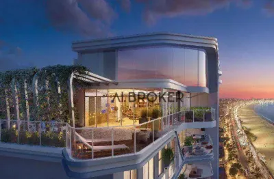 Sky beira mar apartamento com 4 dormitórios à venda, 240 m² por r$ 6.800.000 - mucuripe - fortaleza/ce