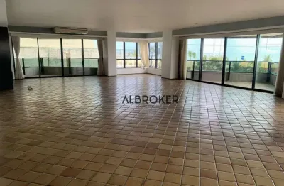 Na beira mar apartamento com 4 dormitórios à venda, 500 m² por r$ 5.900.000 - meireles - fortaleza/ce