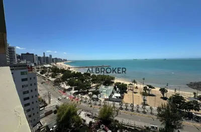 Na beira mar apartamento com 4 dormitórios à venda, 360 m² por r$ 3.800.000 - meireles - fortaleza/ce