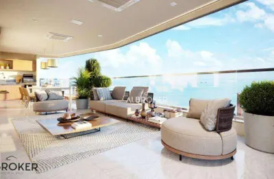 No meireles apartamento com 4 dormitórios à venda, 353 m² por r$ 5.900.000 - meireles - fortaleza/ce