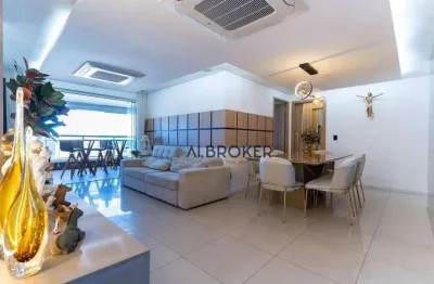 Renata Condomínio  Apartamento com 4 dormitórios à venda, 124 m² por R$ 1.380.000 - Guararapes - Fortaleza/CE