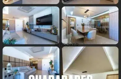 Renata Condomínio   Apartamento com 4 dormitórios à venda, 124 m² por R$ 1.380.000 - Guararapes - Fortaleza/CE