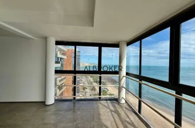 Na beira mar cobertura com 5 dormitórios à venda, 630 m² por r$ 5.000.000 - mucuripe - fortaleza/ce