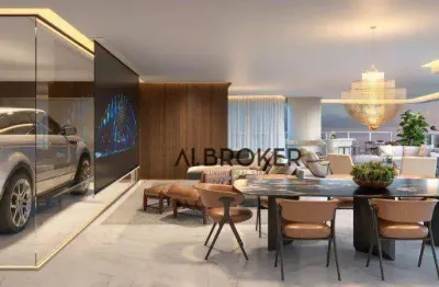 Andar alto  apartamento com 4 dormitórios à venda, 368 m² por r$ 7.500.000 - meireles - fortaleza/ce