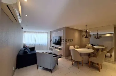 Apartamento com 2 dormitórios para alugar, 80 m² por r$ 5.360,00/mês - mucuripe - fortaleza/ce