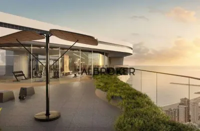 No meireles  apartamento com 4 dormitórios à venda, 256 m² por r$ 5.096.000 - meireles - fortaleza/ce