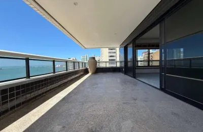 Na beira mar  apartamento com 3 dormitórios para alugar, 325 m² por r$ 23.900/mês - meireles - fortaleza/ce