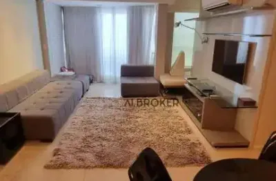 Na beira mar apartamento com 2 dormitórios à venda, 75 m² por r$ 1.700.000 - meireles - fortaleza/ce