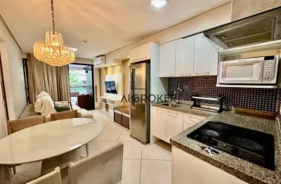 Na beira mar apartamento com 2 dormitórios à venda, 65 m² por r$ 1.450.000 - meireles - fortaleza/ce