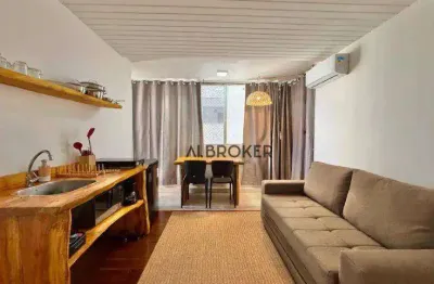 Na beira mar apartamento com 3 dormitórios à venda, 173 m² por r$ 1.800.000 - meireles - fortaleza/ce