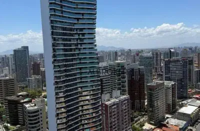 No meireles apartamento com 4 dormitórios à venda, 400 m² por r$ 9.000.000 - meireles - fortaleza/ce