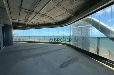 Na beira mar apartamento com 5 dormitórios à venda, 820 m² por r$ 18.000.000 - meireles - fortaleza/ce