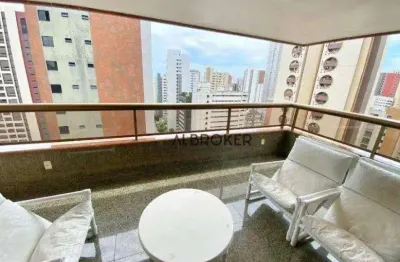 No meireles apartamento com 4 dormitórios à venda, 232 m² por r$ 1.650.000 - meireles - fortaleza/ce