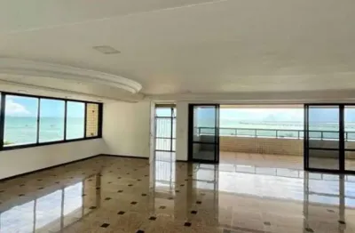 Na beira mar  apartamento com 4 dormitórios à venda, 300 m² por r$ 2.980.000 - mucuripe - fortaleza/ce