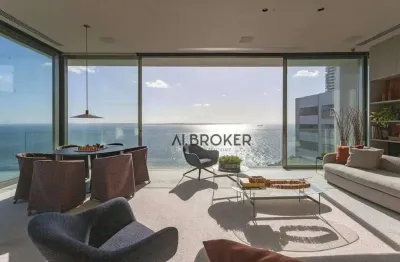 Na beira ma cobertura com 4 dormitórios à venda, 200 m² por r$ 7.000.000 - meireles - fortaleza/ce