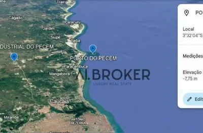 Área com incentivos fiscais aprovados terreno à venda, 13184 m² por r$ 3.296.122 - catuana - caucaia/ce