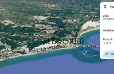 Área industrial  terreno à venda, 10405 m² por r$ 1.300.405 - catuana - caucaia/ce