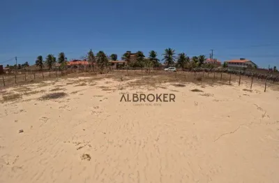 Na praia da taiba terreno à venda, 1120 m² por r$ 250.000 - taíba - são gonçalo do amarante/ce