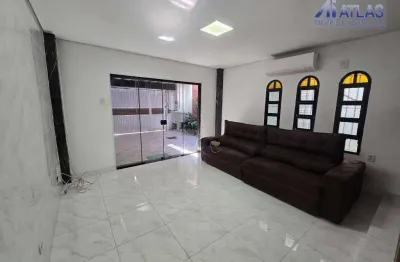 Sobrado com 3 dormitórios à venda, 180 m² por r$ 585.000,00 - vila assunção - praia grande/sp