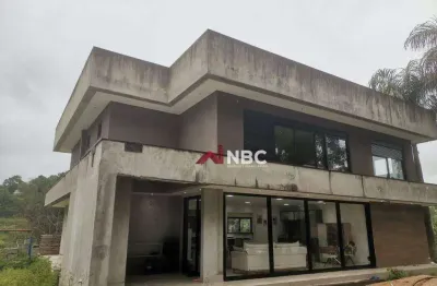 Chácara com 5 dormitórios à venda, 340 m² por r$ 2.500.000,00 - penhinha - arujá/sp