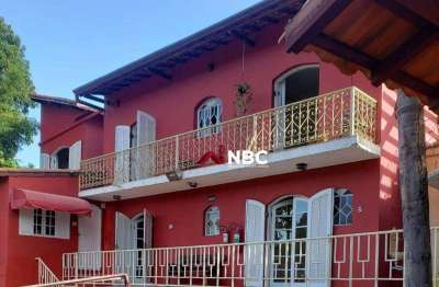 Pousada com 12 dormitórios, 445 m² - venda por r$ 2.500.000 ou aluguel por r$ 12.000/mês - guararema - guararema/sp