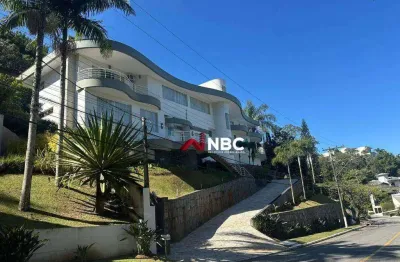 Casa com 5 dormitórios à venda, 1050 m² por r$ 8.500.000 - arujá hills 1 - arujá/sp