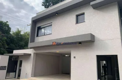 Casa de alto padrão mobiliada com 3 suítes, 203 m² - venda por r$ 1.482.000 ou aluguel por r$ 9.500/mês - jardim ipe - atibaia/sp