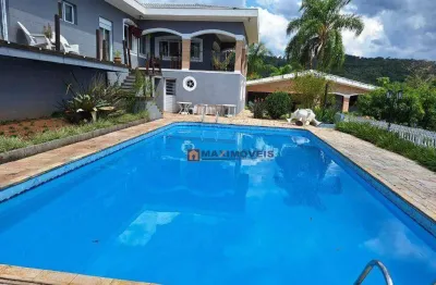 Casa com 5 dormitórios à venda, 517 m² por r$ 3.850.000 - jardim estância brasil - atibaia/sp