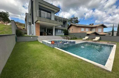 Casa com 4 suítes à venda, 388 m² por r$ 4.500.000 - condominio porto atibaia - atibaia/sp