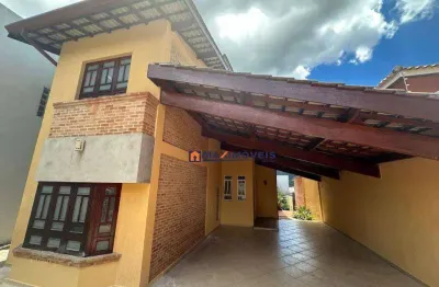Casa com 3 dormitórios para alugar, 262 m² por r$ 6.500/mês - vila petrópolis - atibaia/sp