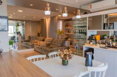 Apartamento lindo de 85 m² com sala estendida, 2 dorm, sendo 1 suíte, 2 vagas paralelas, à venda por r$ 880.000 - ária residence - gleba - londrina/pr