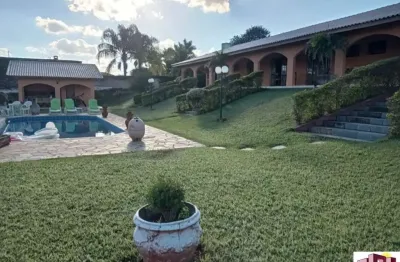 Chácara para venda no condominio nova rheata em  boituva com piscina e 06 suites