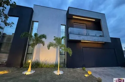 Casa em condomínio de alto padrão no éden, sorocaba-sp: 3 quartos, 3 suítes, 3 salas, 5 banheiros, 4 vagas, 270m²