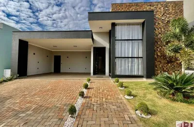 Casa em condomínio de luxo no jardim europa: 3 quartos, 1 suíte, 2 salas, 2 vagas - boituva-sp - 180m²
