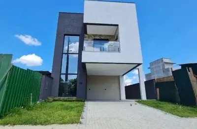 Casa com 3 suítes em condomínio fechado no santa cândida por r$ 869 mil