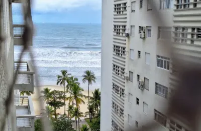 Apartamento com vista mar, sacada ampla  2 quartos pitangueiras  - guarujá
