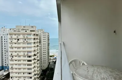 Amplo apartamento com com 2 quartos e vista para o mar pitangueiras, guarujá