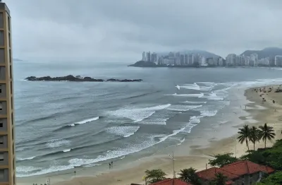 Apartamento frente mar totalmente reformado, com 3 dormitórios todos suíte e lazer completo