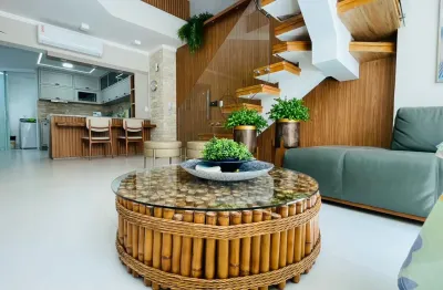 Cobertura duplex a venda com 5 suítes – praia das astúrias, guarujá-sp