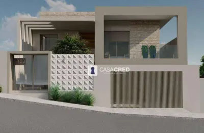 Casa com 4 dormitórios à venda, 260 m² por r$ 1.450.000 - alta villa - varginha/mg