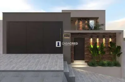 Casa com 4 dormitórios à venda, 204 m² por r$ 760.000,00 - belo horizonte - varginha/mg