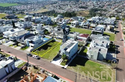 Terreno com 384 m² condomínio fontana di trevi, ponta grossa/pr