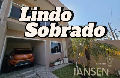 Sobrado 3 quartos com área gourmet uvaranas, ponta grossa, pr