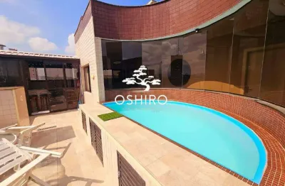 Cobertura com 3 quartos, piscina e área goutmet à venda - embaré - santos